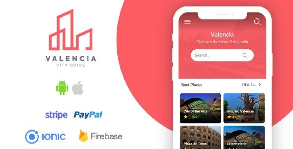 Valencia - Complete City Guide App + Backend - Ionic