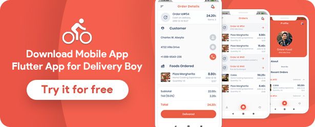 Delivery Boy For Multi-Restaurants Flutter App - 3