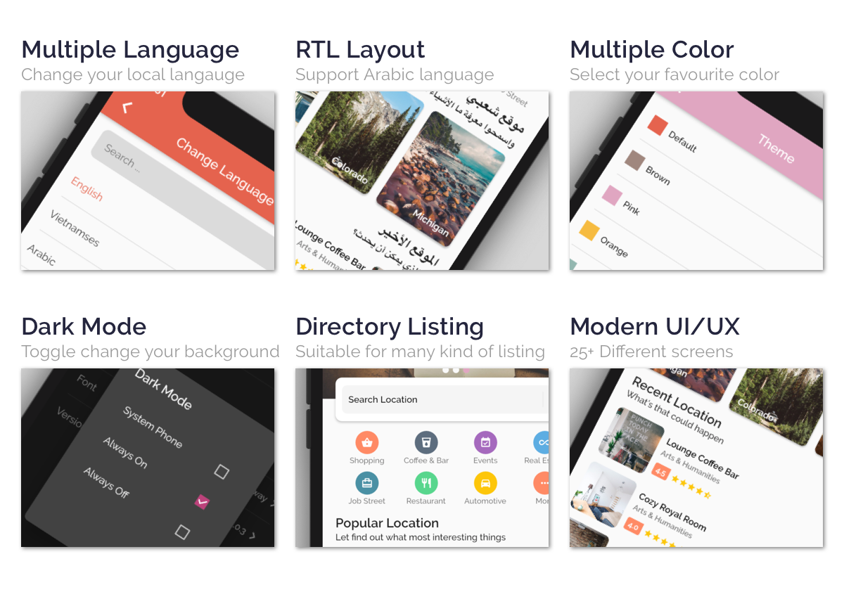 Listar Flux - mobile directory listing app template for Flutter - 6