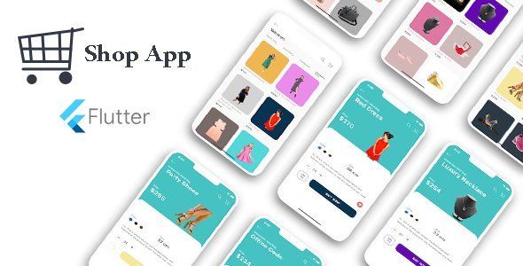 Flutter shop app UI Flutter Ecommerce Mobile App template