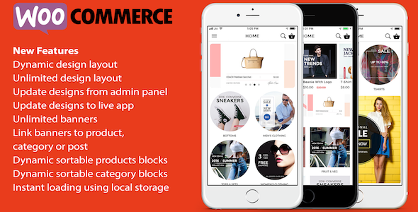ionic 3 App for WooCommerce Ionic Ecommerce Mobile App template