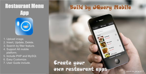 Restaurant Menu App Android Food &amp; Goods Delivery Mobile App template