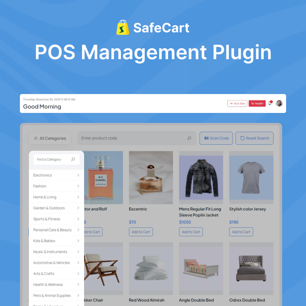 Pos Point Of Sales Plugin Safecart Multi Vendor Code Market