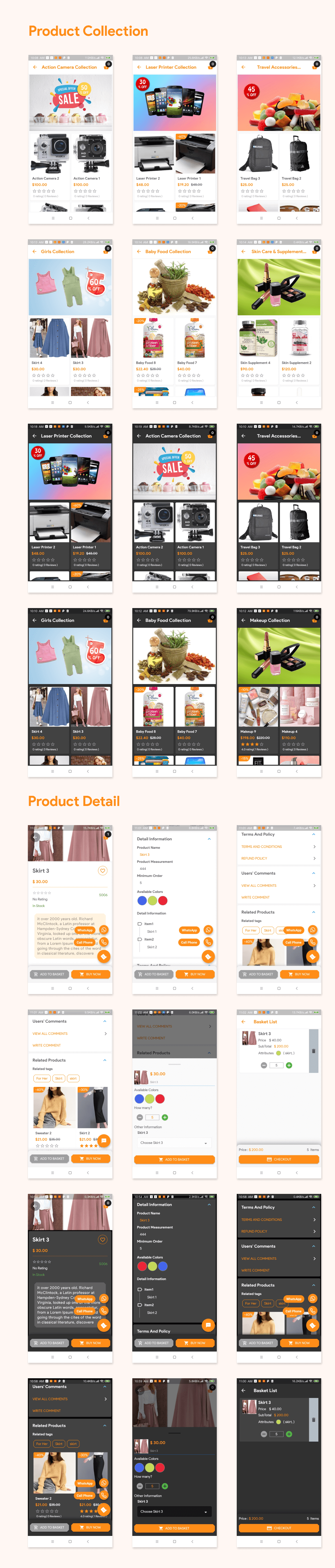 Flutter Multi-Store ( Ecommerce Mobile App for iOS & Android with same backend ) 1.5 - 10