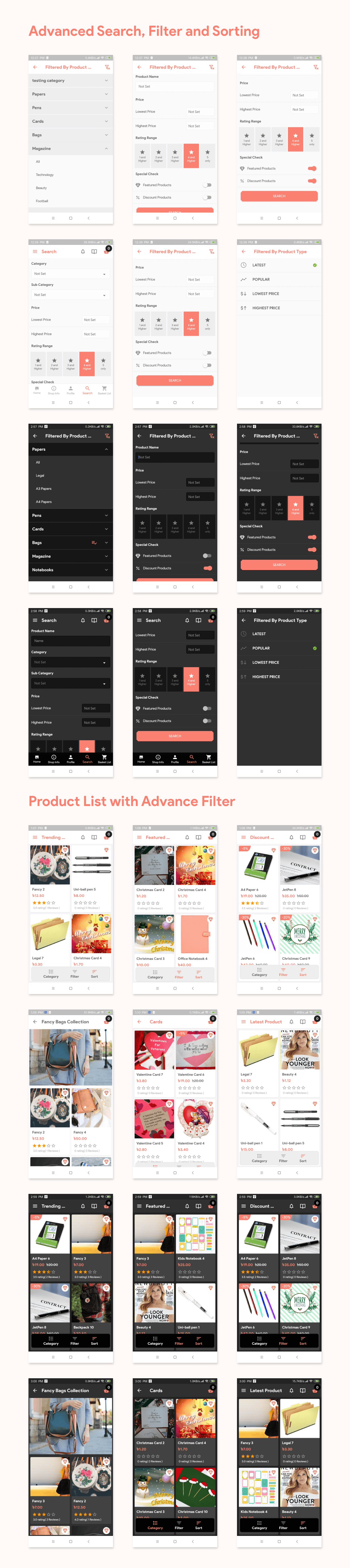 Flutter Store ( Ecommerce Mobile App for iOS & Android with same backend ) 1.4 - 9