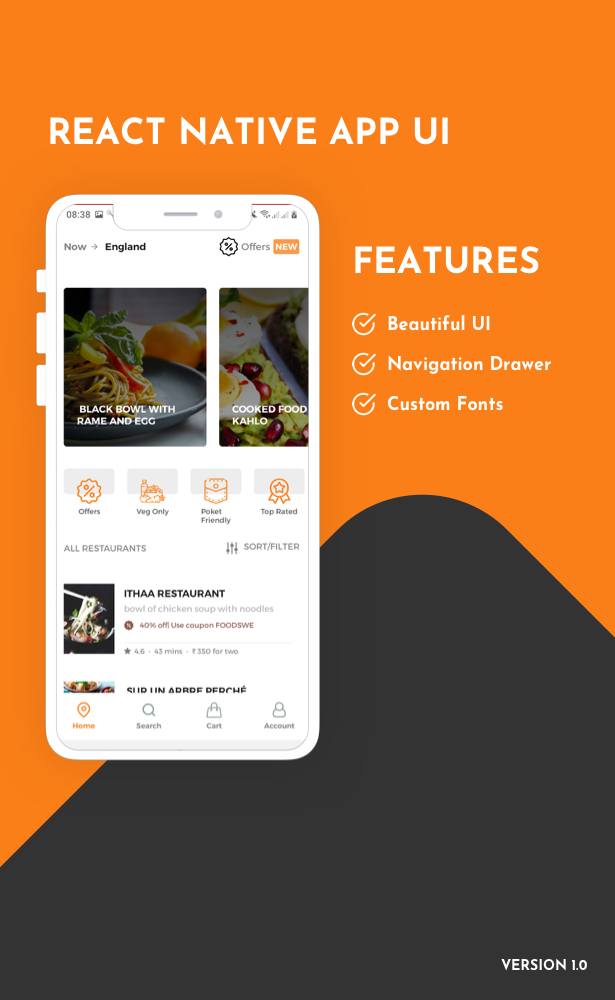 FoodsWe App UI