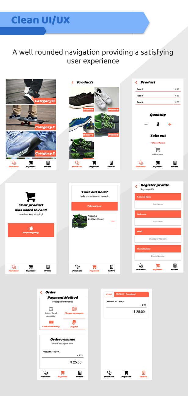 eStore WooCommerce - Android and iOS eCommerce App - 1