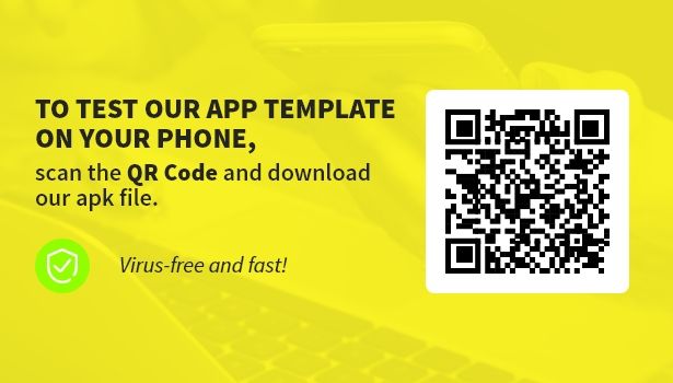 Ionic 3 UI Theme Template App Material Design Yellow Dark