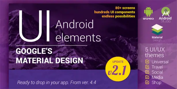 Ionic 3 UI Theme/Template App - Material Design - Yellow Dark - 7