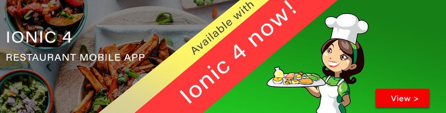 Ionic 3 Restaurant app with Firebase - 4