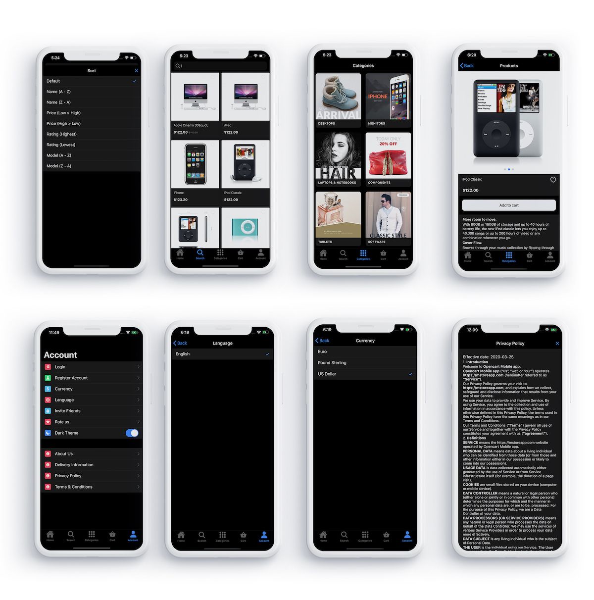 Ionic 4 WooCommerce marketplace mobile app - Dokan Multivendor - 4