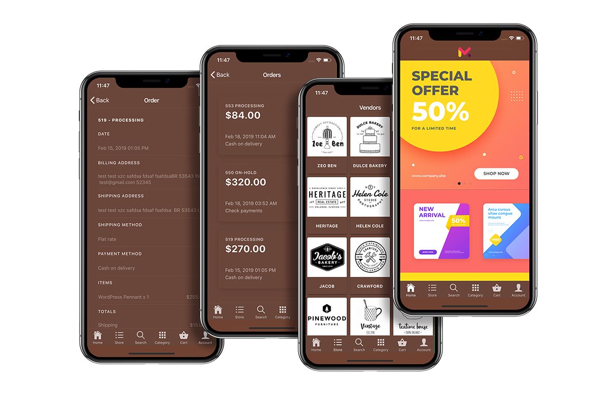 Ionic 4 WooCommerce marketplace mobile app - Dokan Multivendor - 16