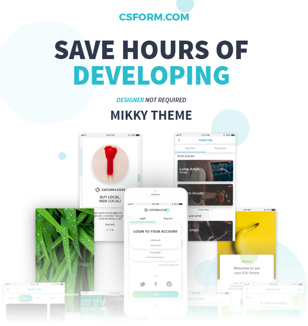 Ionic 6 Mikky Save hours of developing