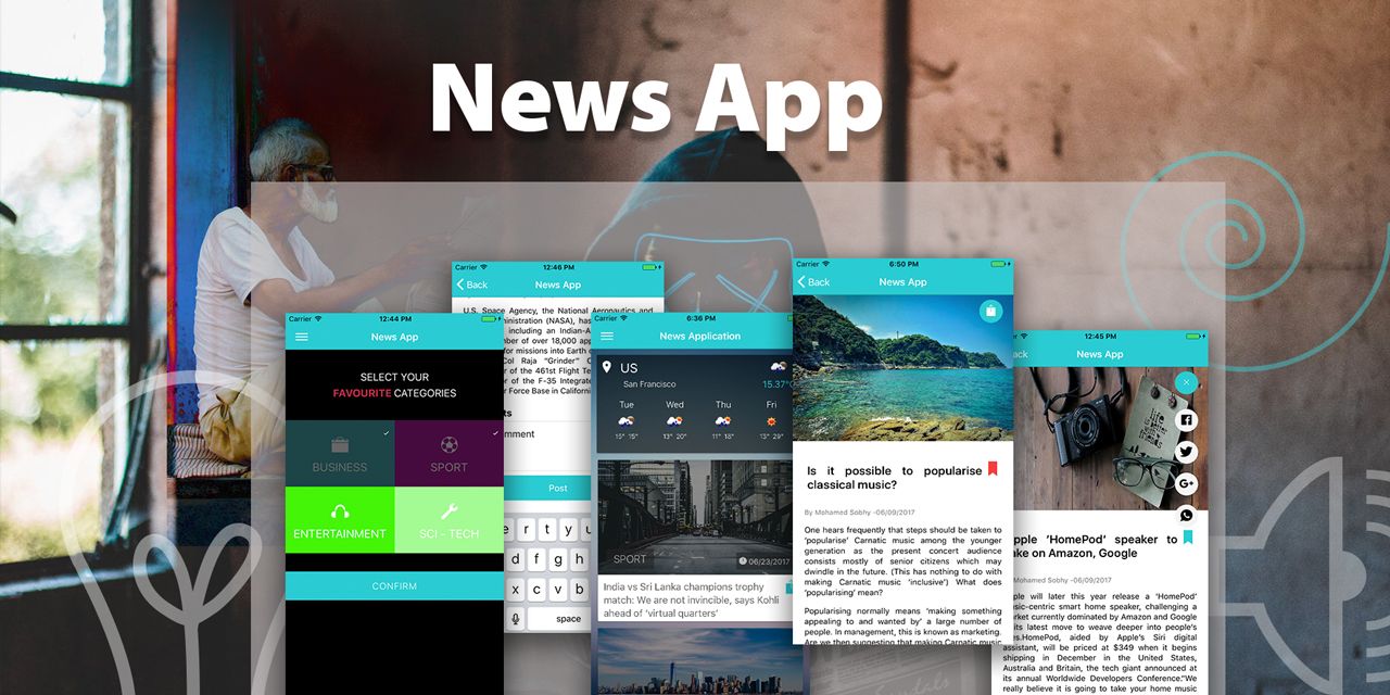 ionic 3 News app with Firebase - 4