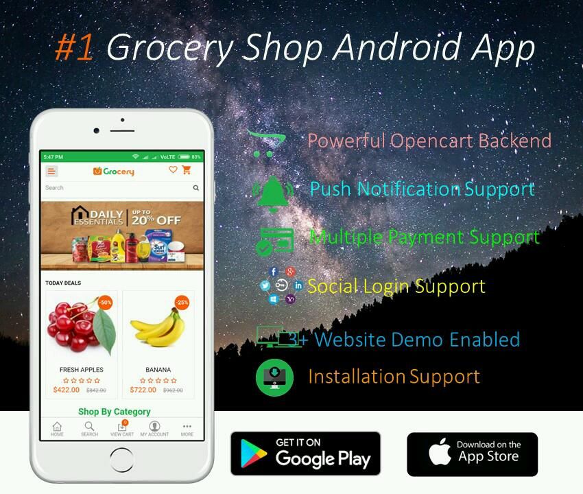 Grocery Shop Android App - 2