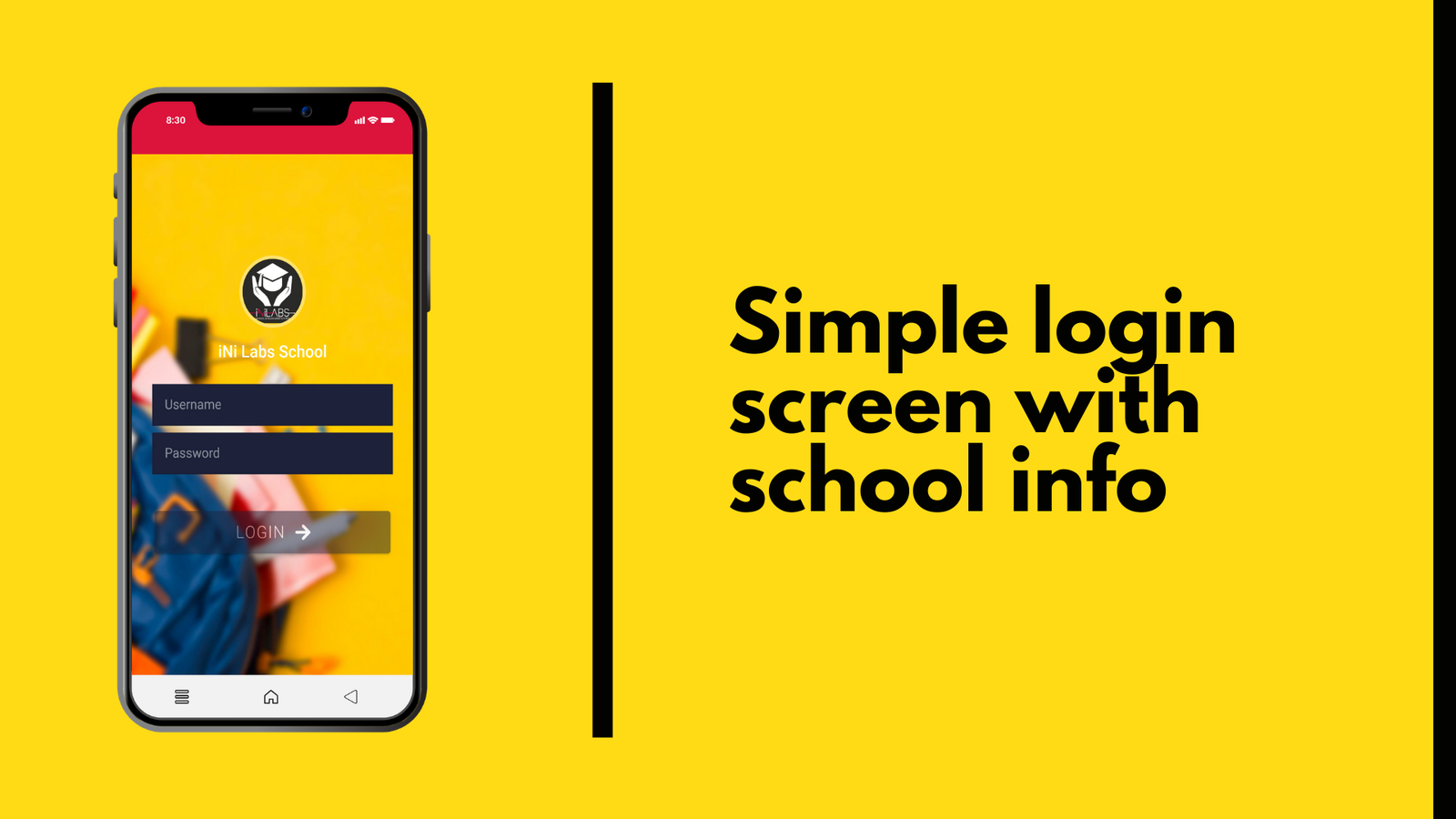 inilabs school app simple login