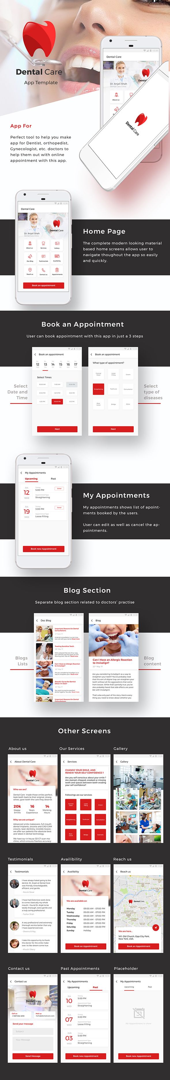 Doctors Appointment Booking Android App and Dentist Appointment iOS App Template | IONIC 3 - 2