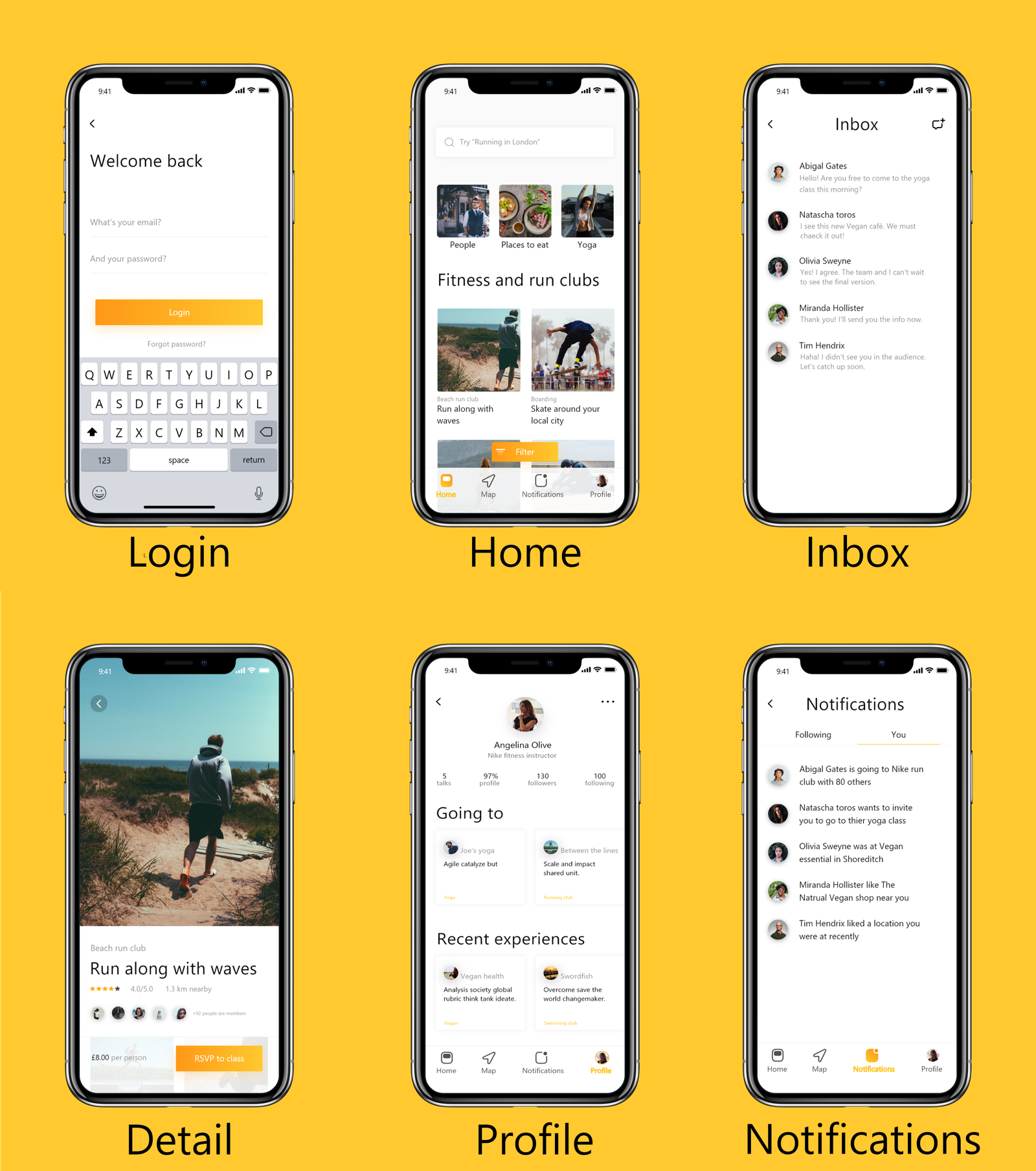 Flutter Flare: Activity and Fitness App UI - 1