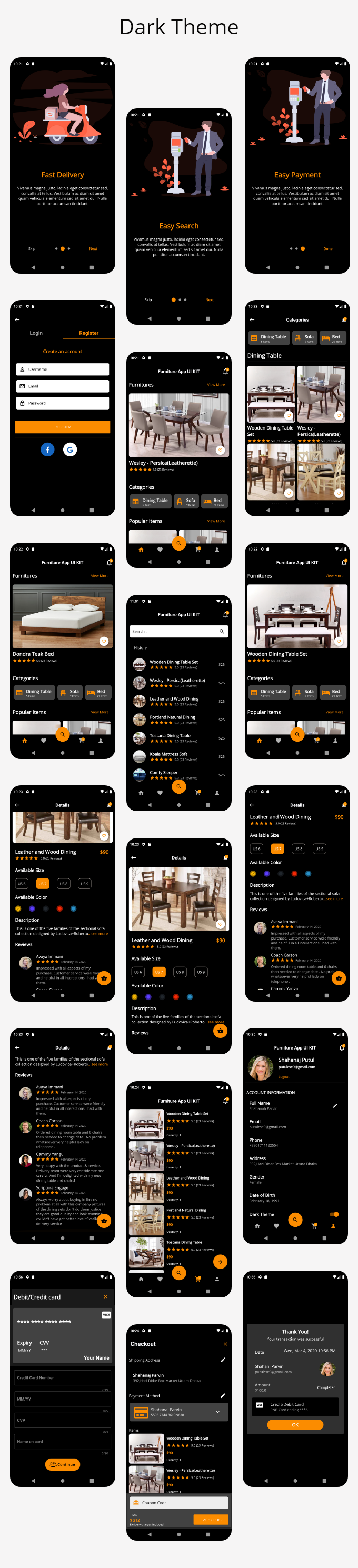 Furni - Furniture App UI Kit By Flutter - 1