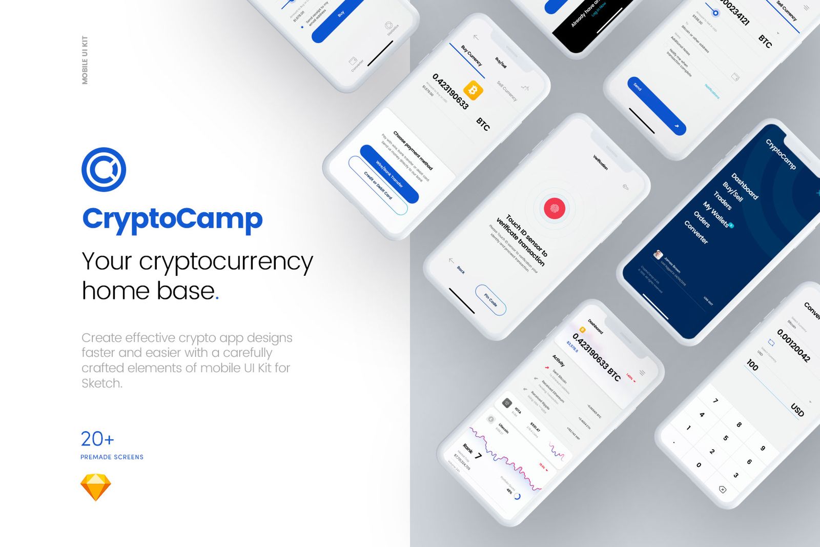 CryptoCamp Mobile UI Kit - 1