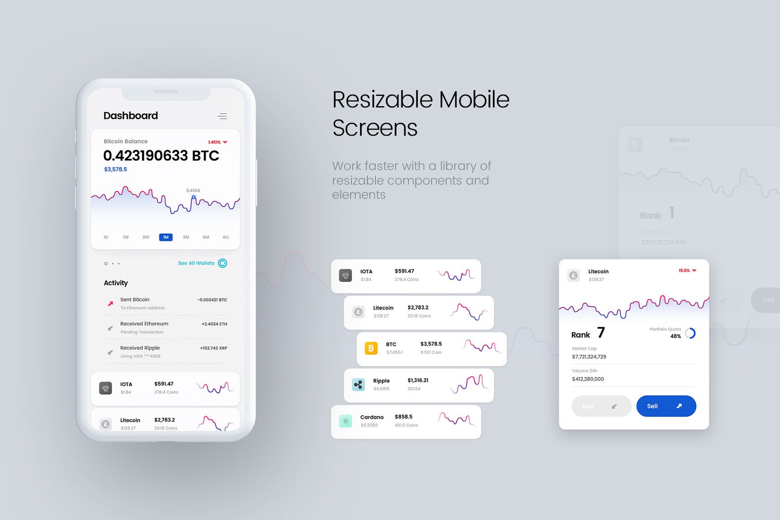 CryptoCamp Mobile UI Kit - 3