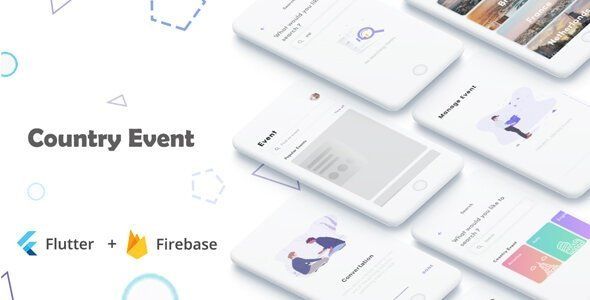 Flutter Event Country Apps in Flutter Flutter Events &amp; Charity Mobile App template