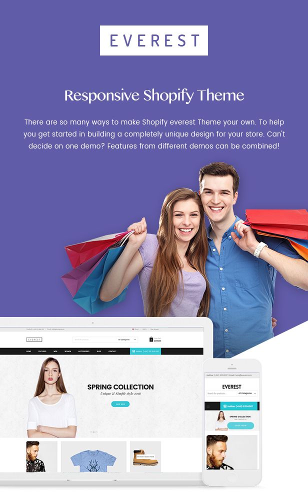 Everest - Multipurpose Responsive Shopify Theme - 5