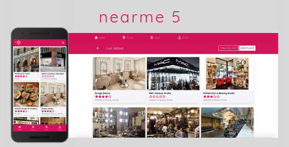 Nearme 6.0 - Ionic 5 Starter / Template for location based apps Ionic  Mobile Boilerplate