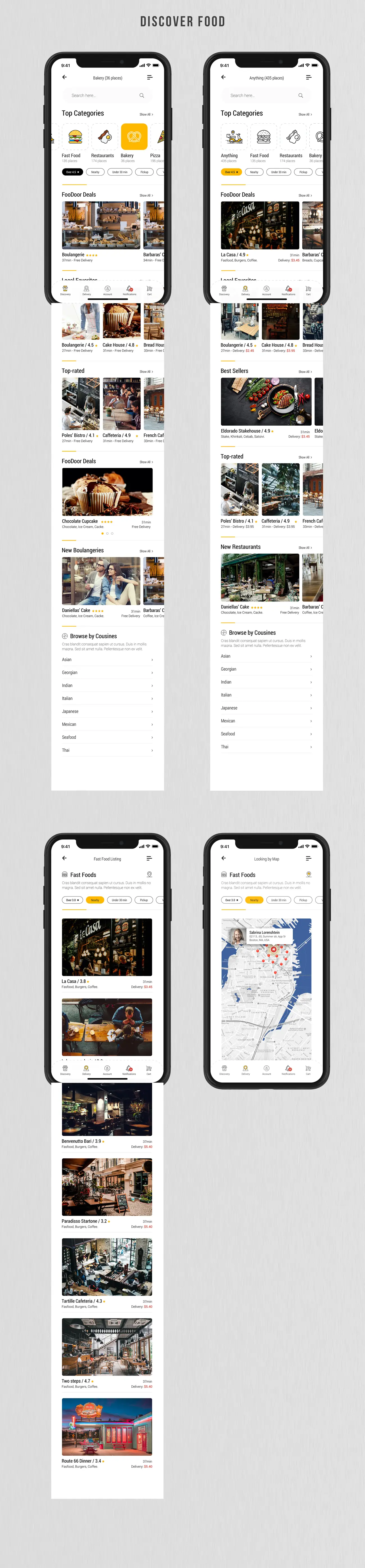 Dobule - Food Delivery UI Kit for Mobile App - 12