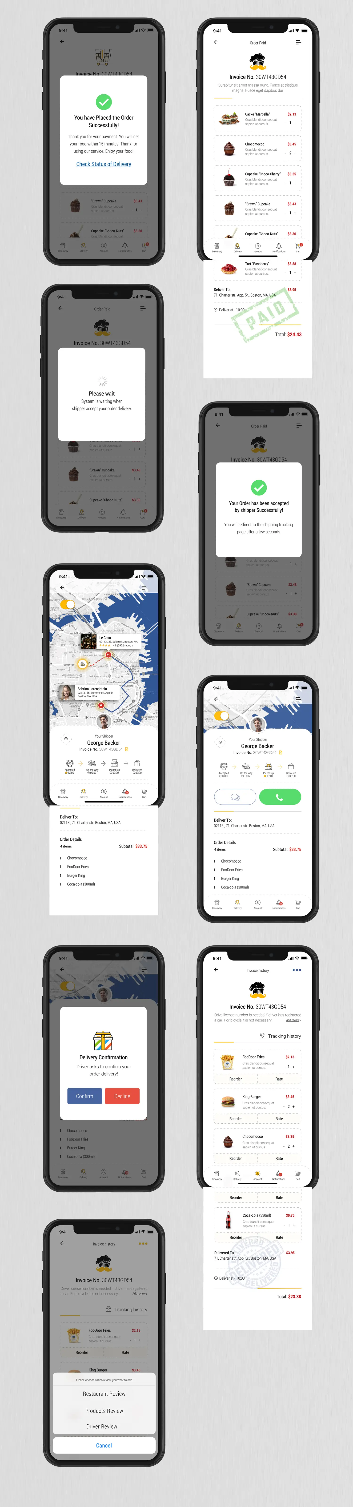 Dobule - Food Delivery UI Kit for Mobile App - 14