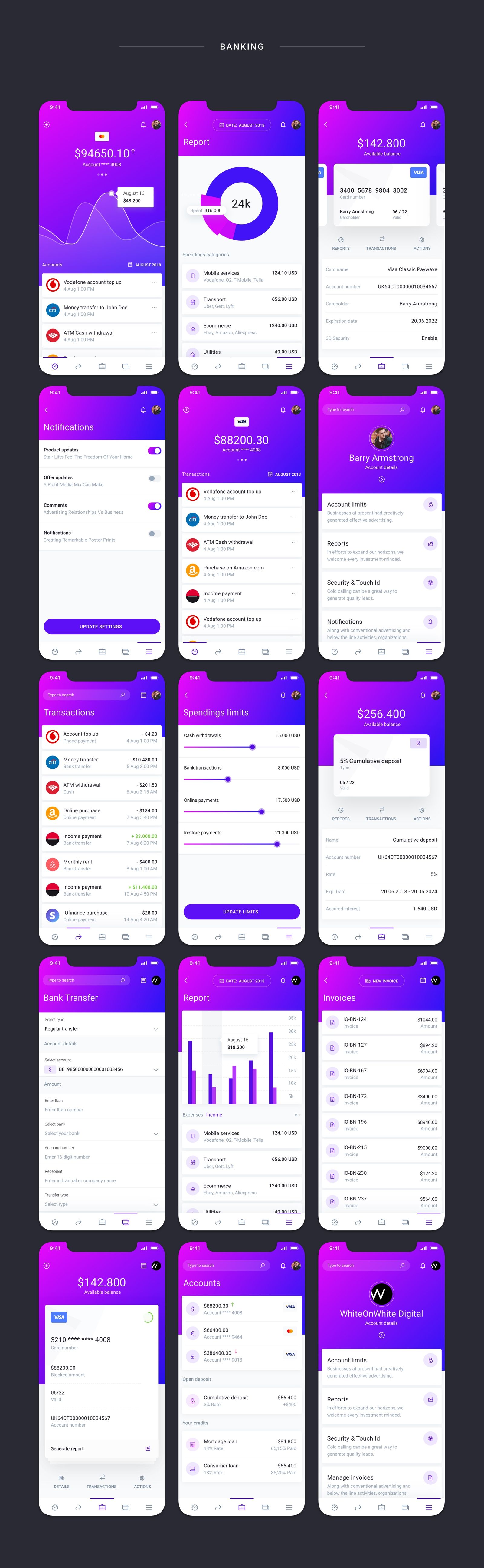 IOWalley - Mobile UI kit for Banking Apps & Crypto Wallets - 9