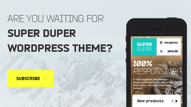 Super Duper | PSD Template - 1
