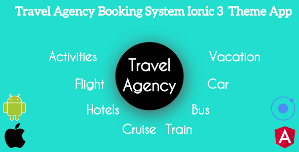 Ionic 3 Travel Agency Booking System Theme App Supports Multi Language Ionic Travel Booking &amp; Rent Mobile App template