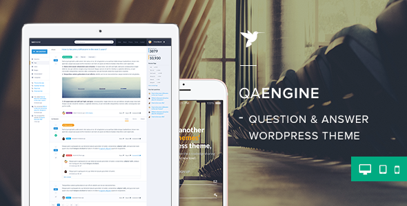 QAEngine - Questions & Answers Site PSD Template - 5