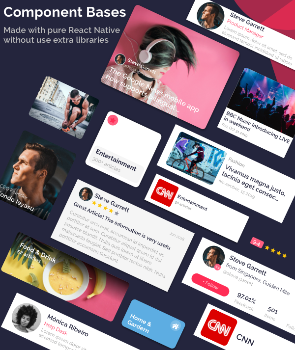 Mazi - News & Magazine for React Native mobile template - 6