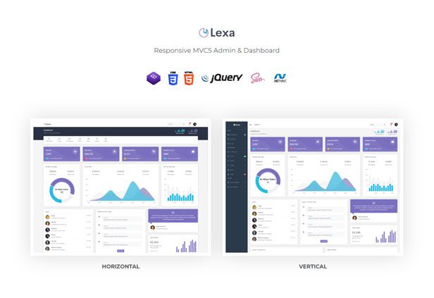 Lexa - MVC5 Admin & Dashboard Template - 1