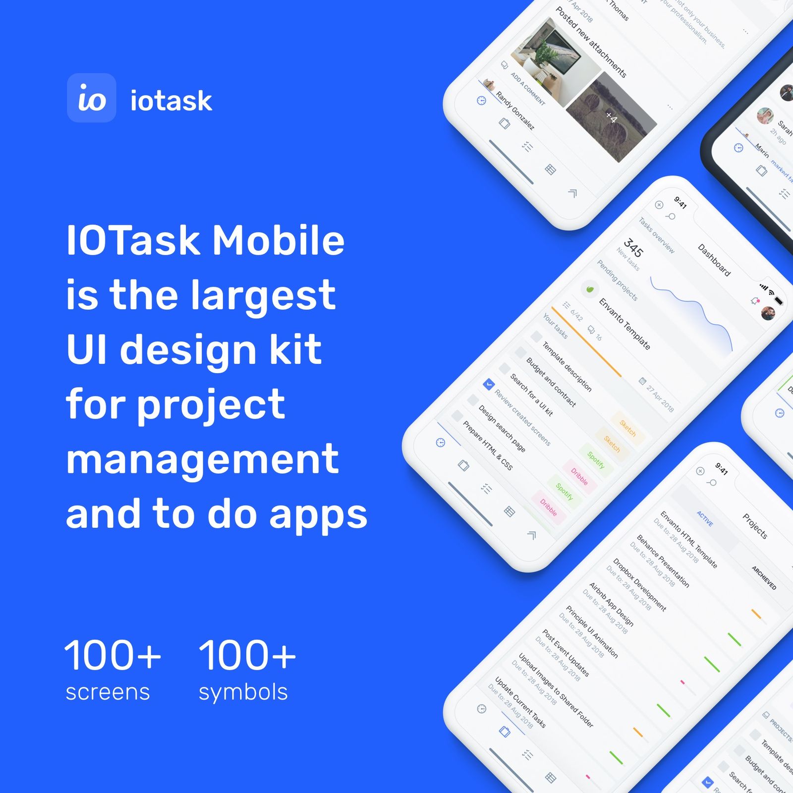 IOTASK Mobile - UI Kit for Todo & Management Apps - 2