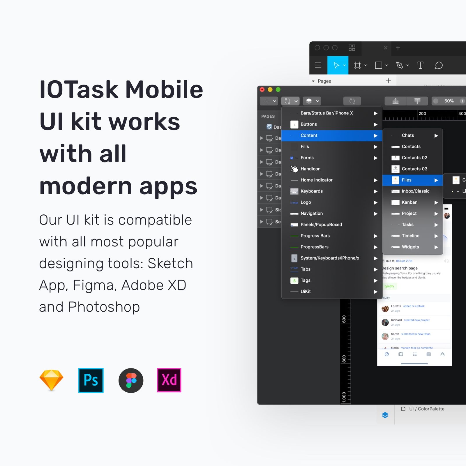 IOTASK Mobile - UI Kit for Todo & Management Apps - 4
