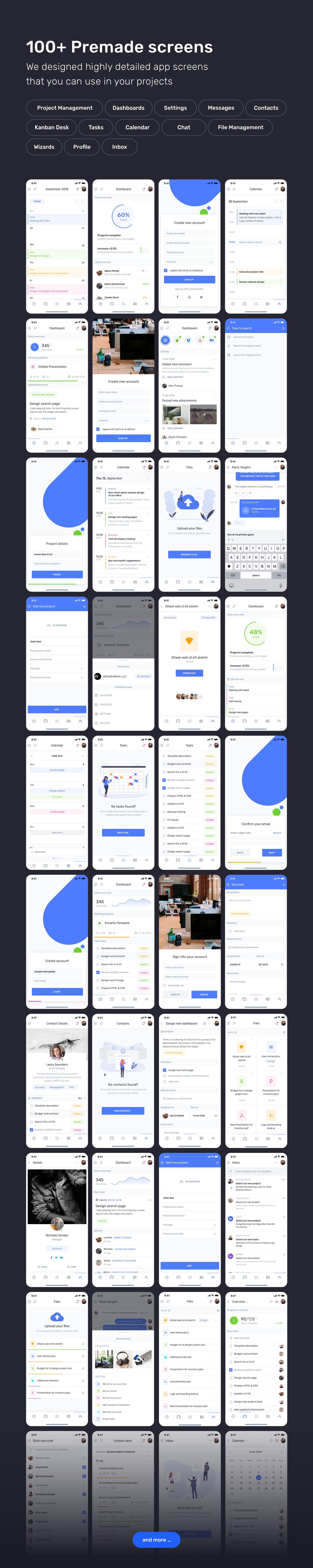 IOTASK Mobile - UI Kit for Todo & Management Apps - 7