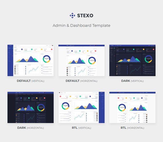 Stexo - Admin & Dashboard Template - 1