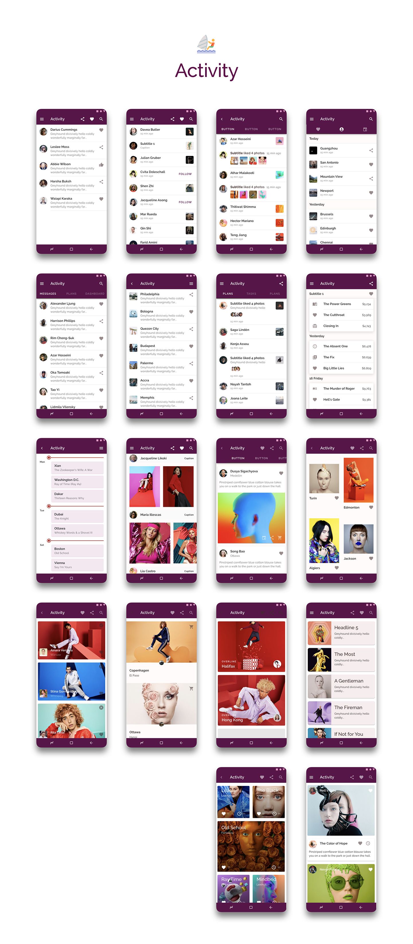 Prototype 86 - Template For Mobile App - 5