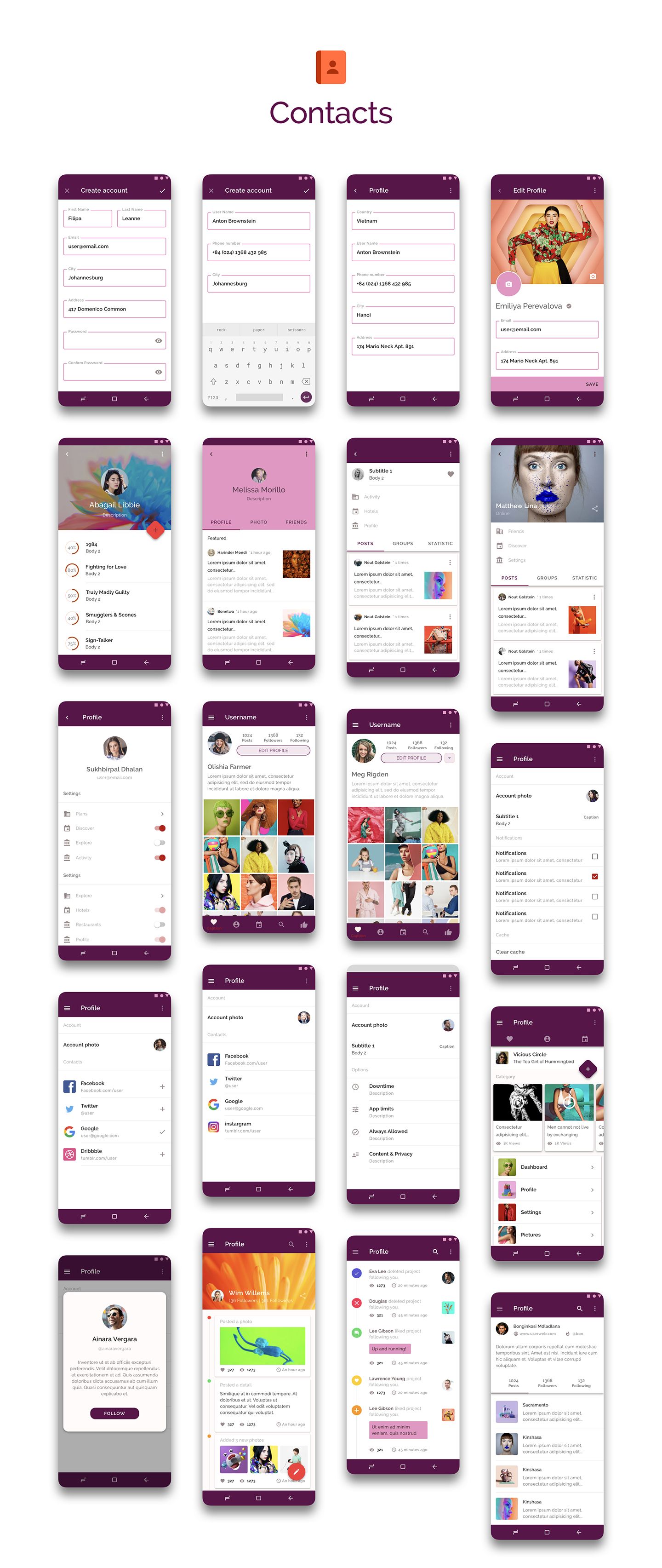 Prototype 86 - Template For Mobile App - 6
