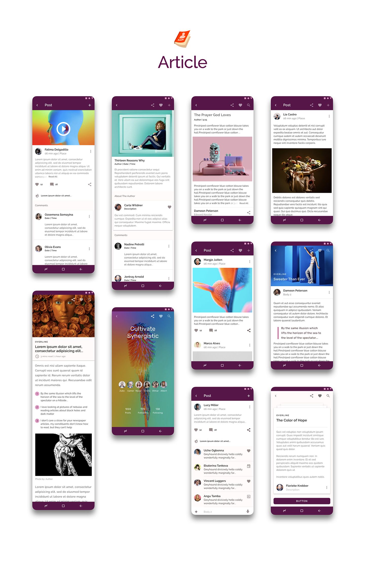 Prototype 86 - Template For Mobile App - 8