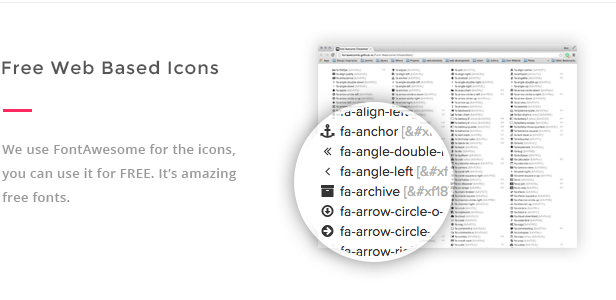 Free web based icons
