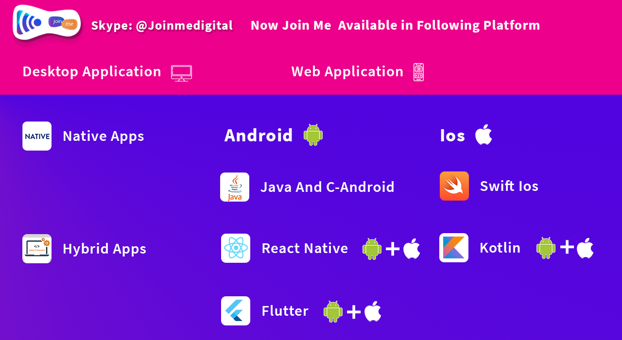 JoinMe Video Conference Tool (Android + iOS + Web APP + Desktop APP) - 10