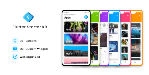 Flutter Starter Kit (UI Kit) Flutter Music &amp; Video streaming Mobile Uikit