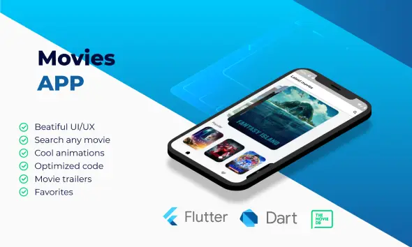 Movies Pro - Flutter App Flutter  Mobile App template