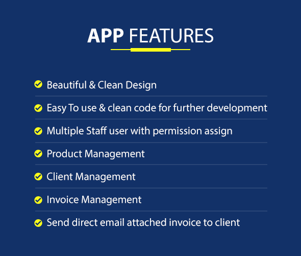 BMS : Billing Management System Ionic 5 Android + ios Ready to use app - 2