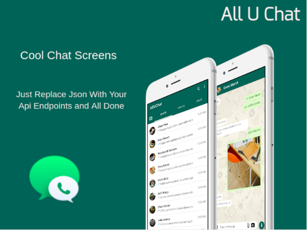 AllUChat Ionic 4 Whatsapp Template - 1