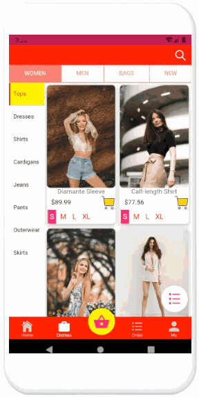 Ionic 4 Online Clothes Shop App with Angular Admin Backend - 5